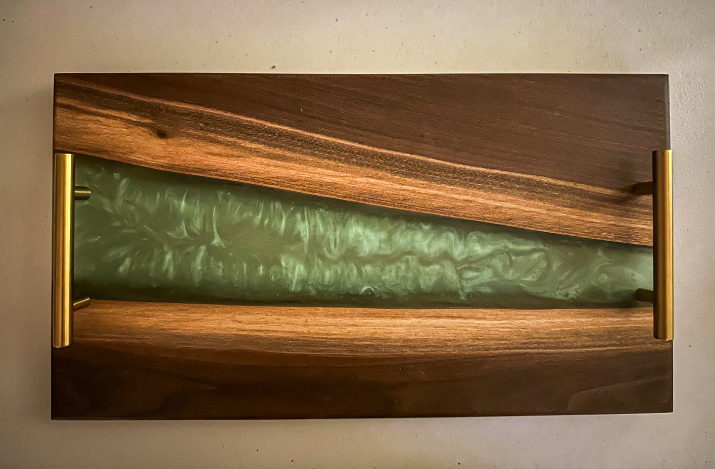 Black Walnut Epoxy-River Charcuterie Board