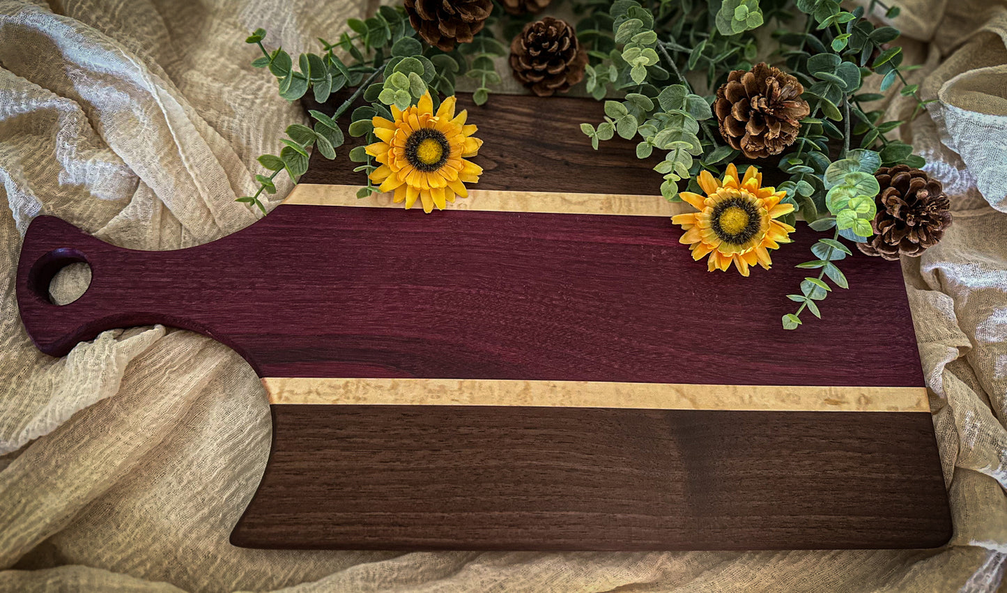 Large Exotic Wood Charcuterie Boards