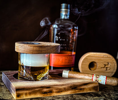 nic's tobacco white oak | Hand Scraped | Stain Tobacco Cream Ripe Vapes Handcrafted